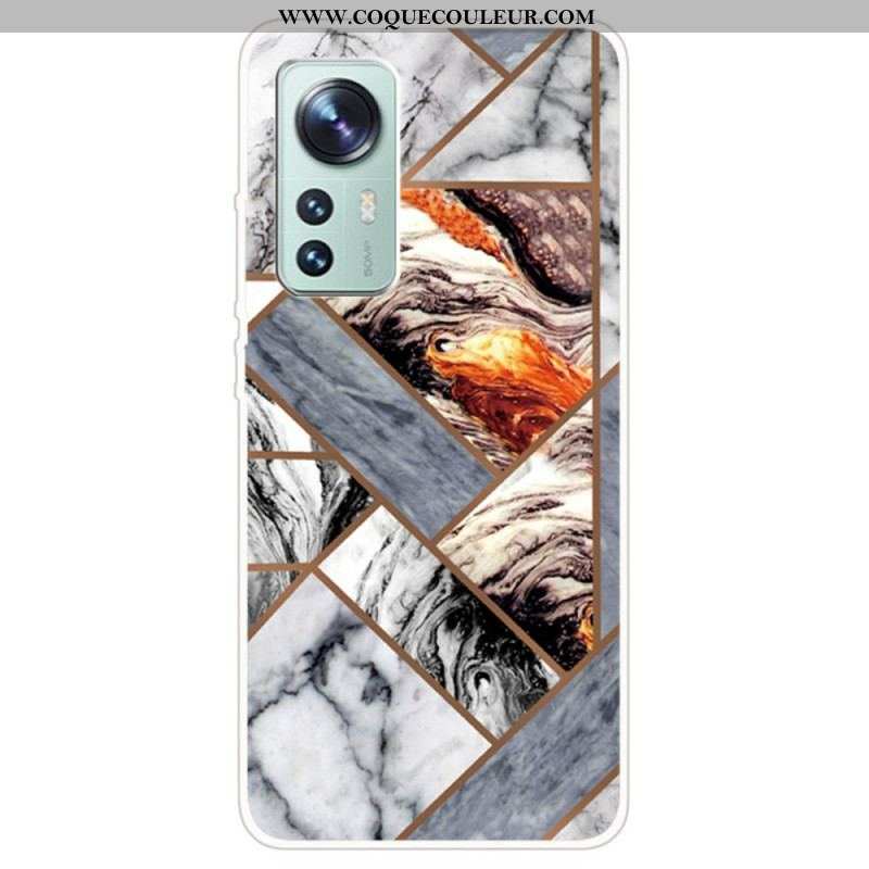 Coque  Xiaomi 12 / 12X  Marbre Géométrique Variable