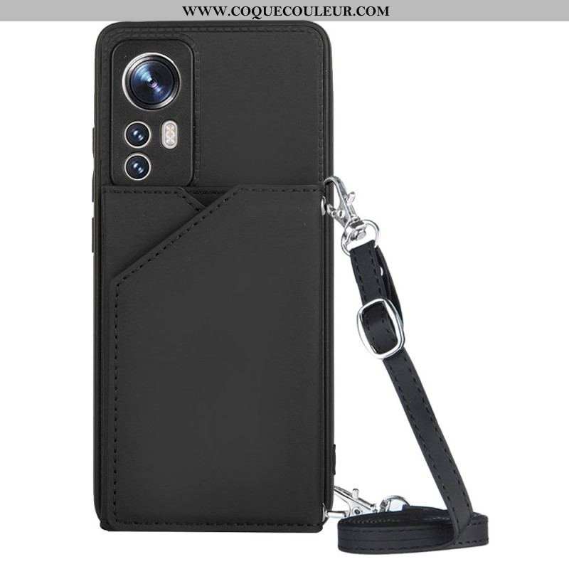 Coque Xiaomi 12 / 12X Porte-cartes et Bandoulière