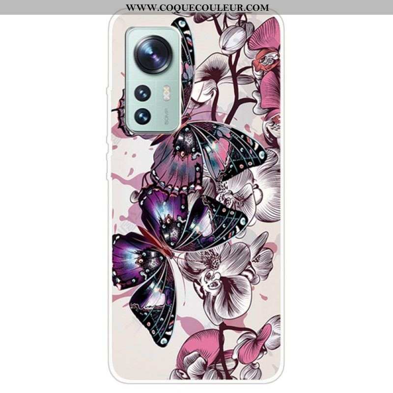 Coque  Xiaomi 12 / 12X  Variation Papillons