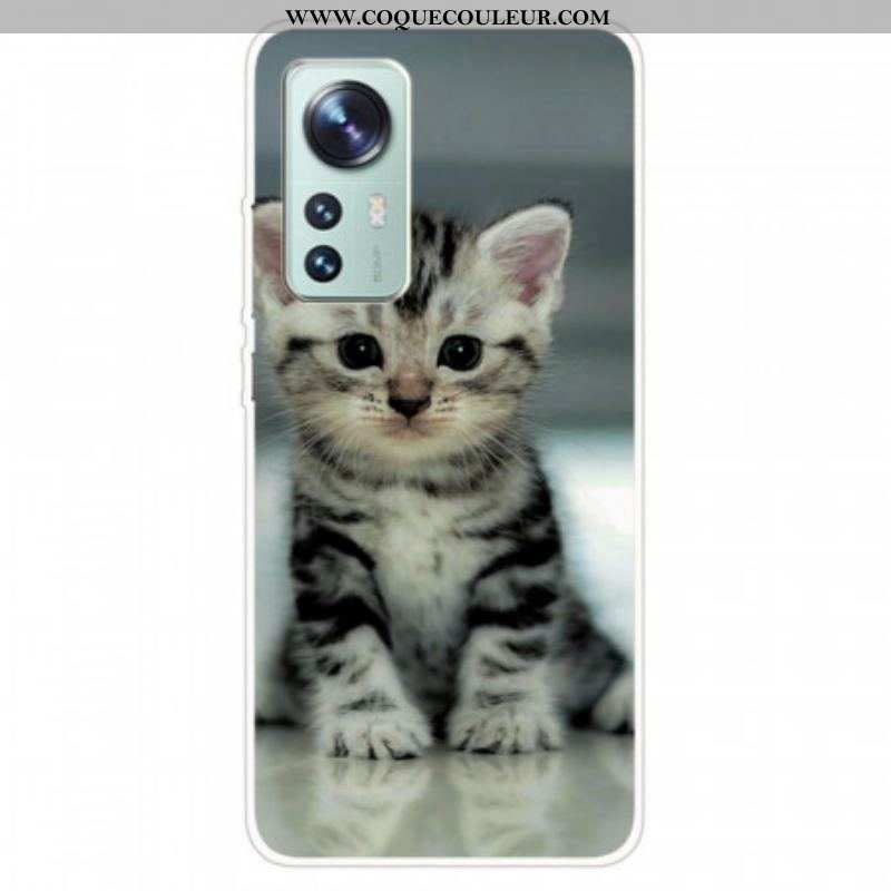 Coque  Xiaomi 12 / 12X  Silicone Chaton