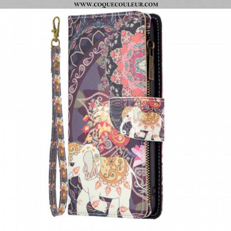 Housse  Xiaomi 12 / 12X  Poche Zippée Éléphant