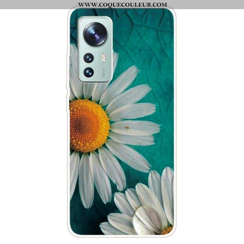 Coque  Xiaomi 12 / 12X  Silicone Marguerite