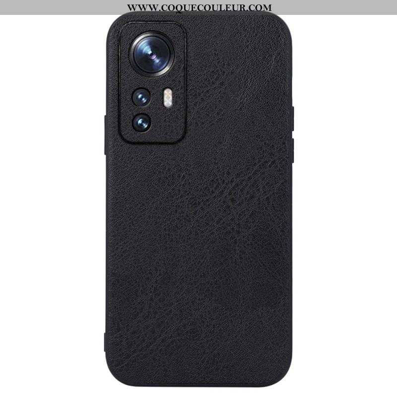 Coque Xiaomi 12 / 12X Effet Cuir Élégance