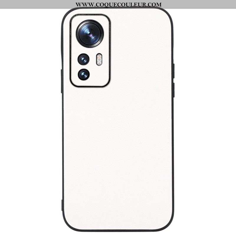 Coque Xiaomi 12 / 12X Effet Cuir Élégance