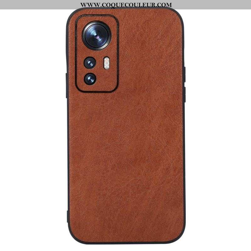 Coque Xiaomi 12 / 12X Effet Cuir Élégance