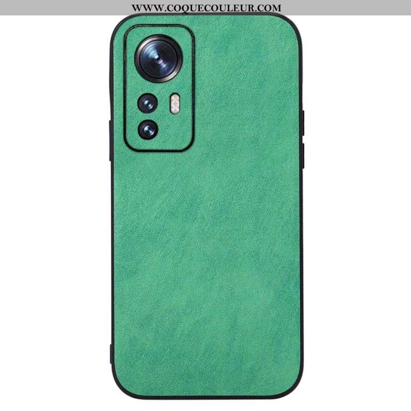 Coque Xiaomi 12 / 12X Effet Cuir Élégance