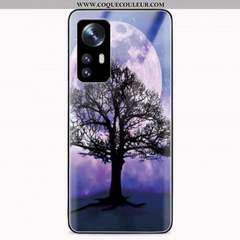 Coque  Xiaomi 12 / 12X  Verre Trempé Arbre et Lune