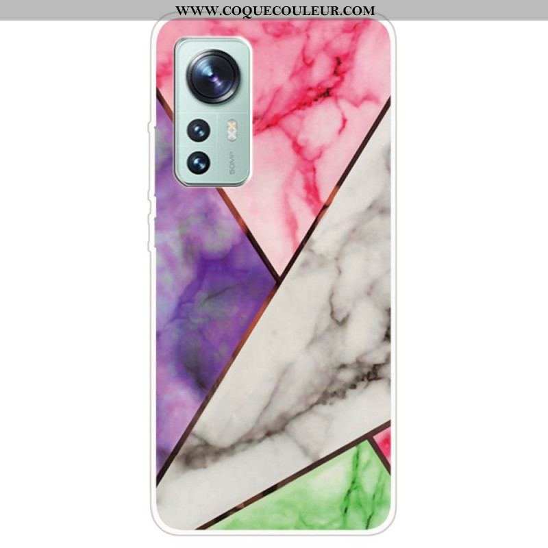 Coque  Xiaomi 12 / 12X  Marbre Géométrique Décliné