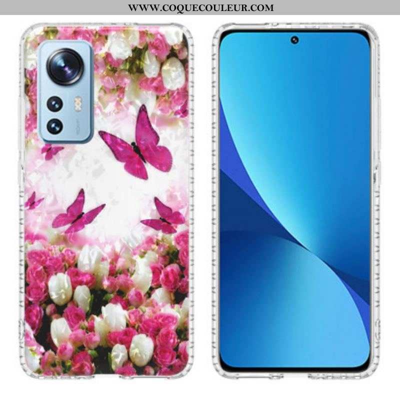 Coque Xiaomi 12 / 12X Papillons Stylés