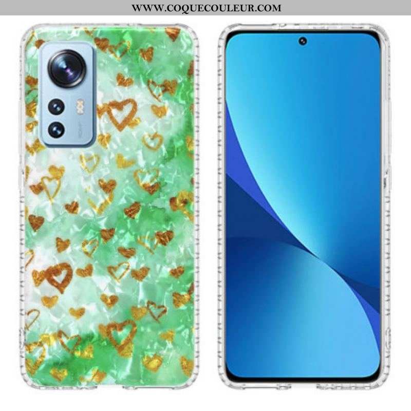 Coque Xiaomi 12 / 12X Coeurs Stylés