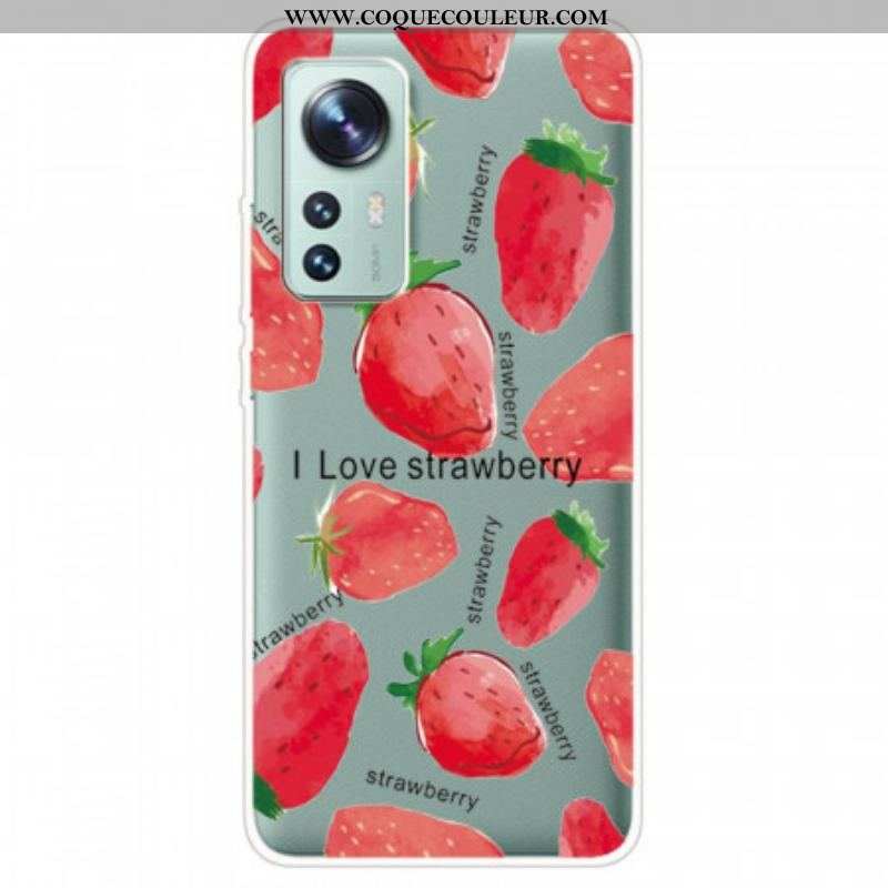 Coque  Xiaomi 12 / 12X  Fraises