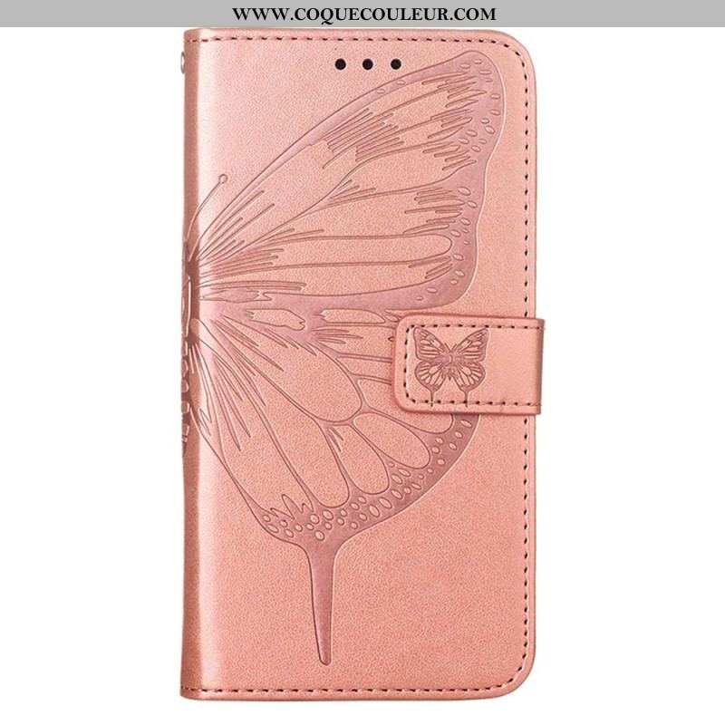 Housse Xiaomi 12 Lite Papillon Design avec Lanière