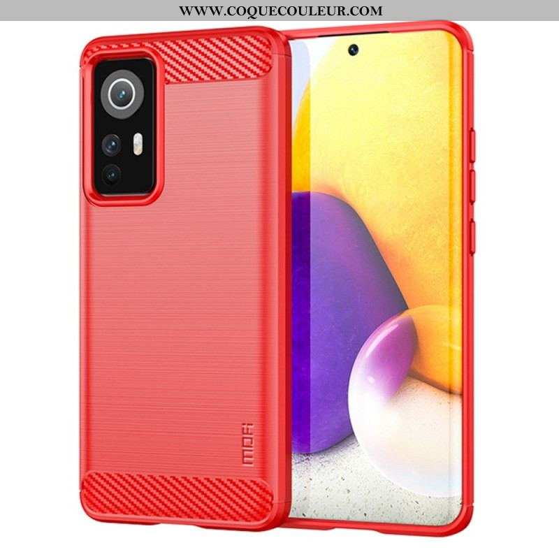 Coque Xiaomi 12 Lite Fibre Carbone Brossée MOFI