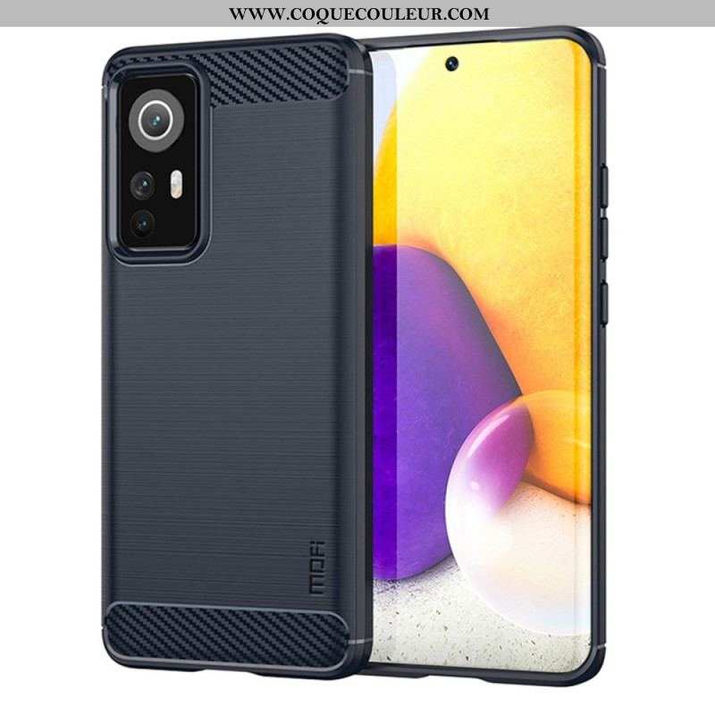 Coque Xiaomi 12 Lite Fibre Carbone Brossée MOFI