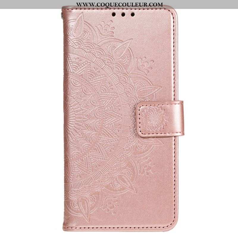 Housse Xiaomi 12 Pro Mandala Soleil à Lanière