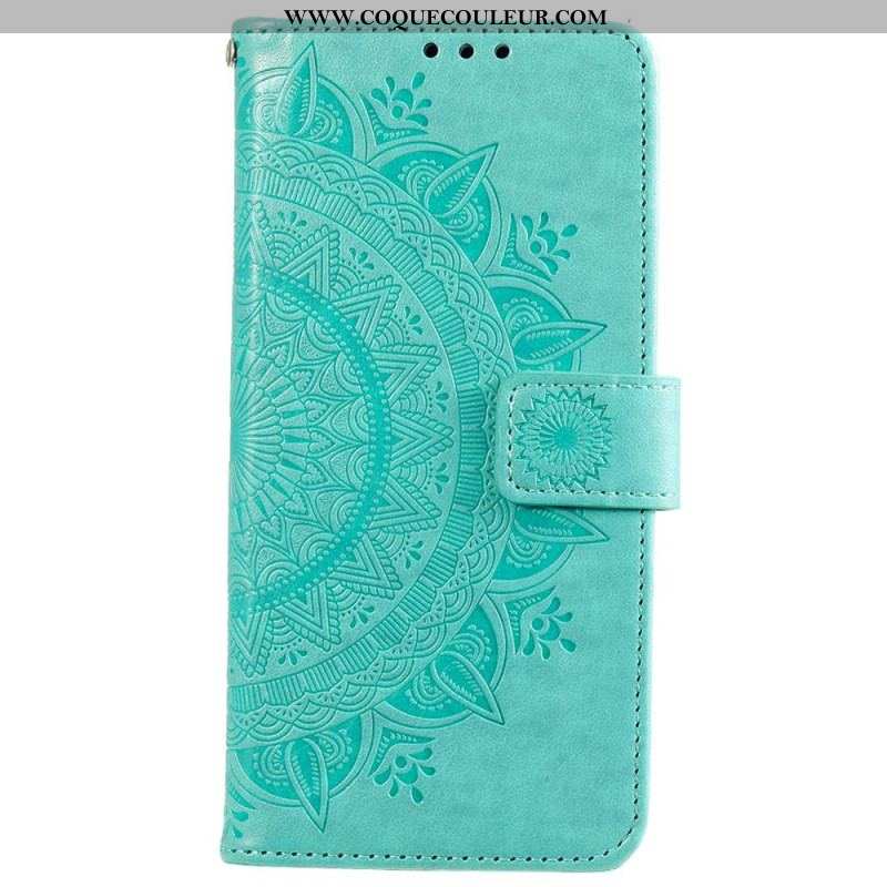 Housse Xiaomi 12 Pro Mandala Soleil à Lanière