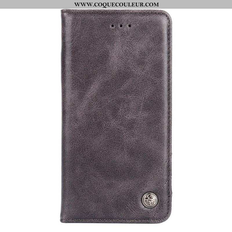 Flip Cover Xiaomi 12 Pro Style Cuir Rivet