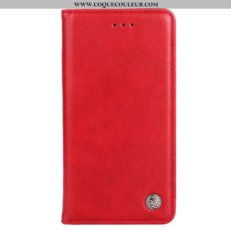 Flip Cover Xiaomi 12 Pro Style Cuir Rivet