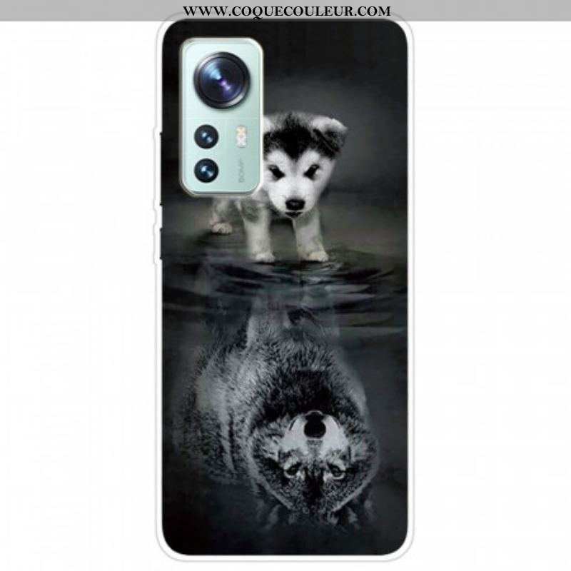 Coque Xiaomi 12 Pro Silicone Rêve de Chiot