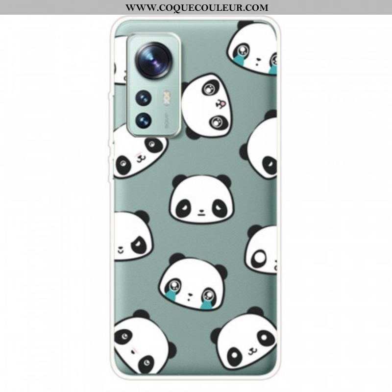 Coque Xiaomi 12 Pro Têtes de Pandas