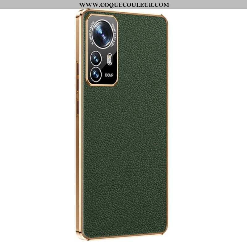 Coque Xiaomi 12 Pro Véritable Cuir