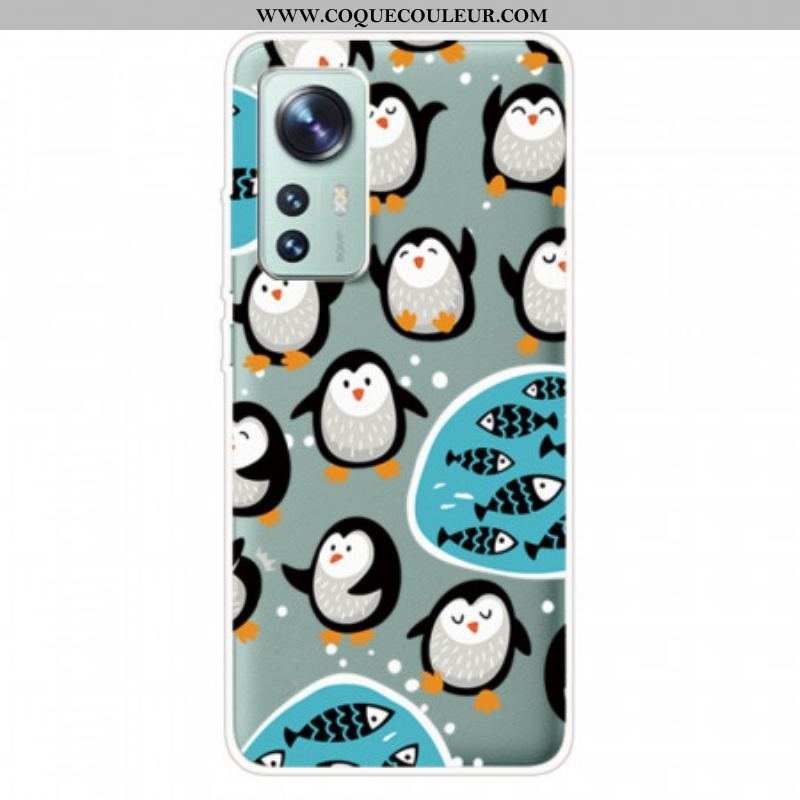 Coque Xiaomi 12 Pro Pingouins