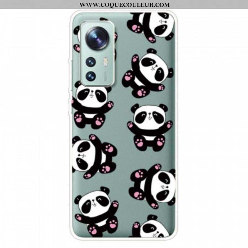 Coque Xiaomi 12 Pro Silicone Petits Pandas