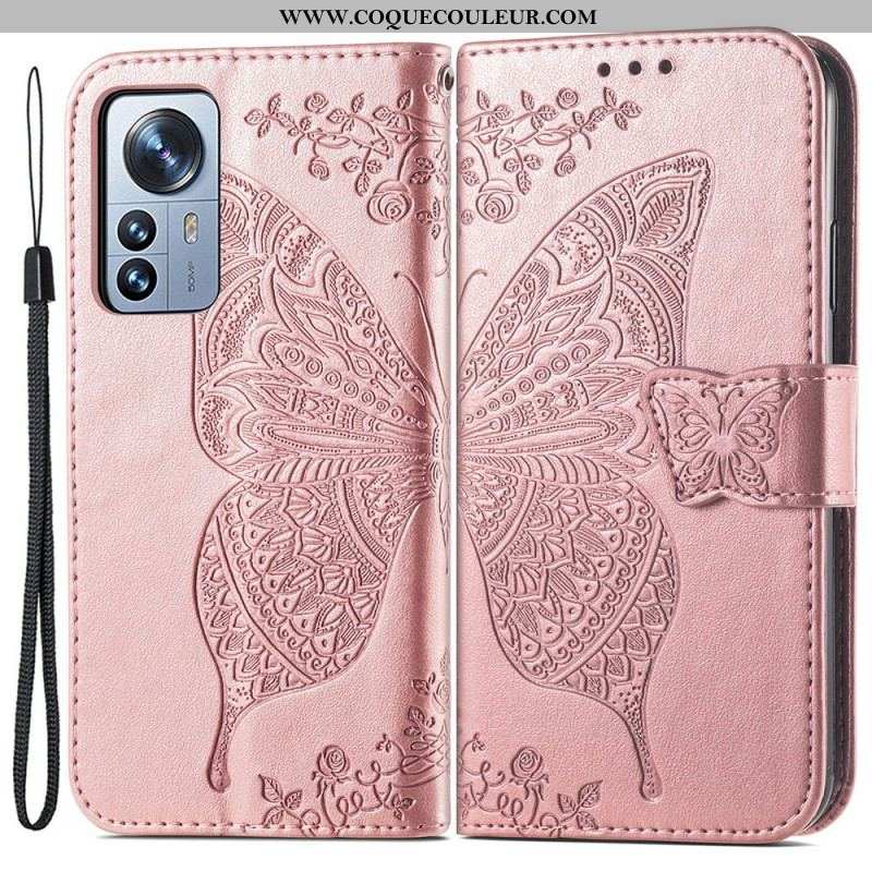 Housse Xiaomi 12 Pro Demi Papillon