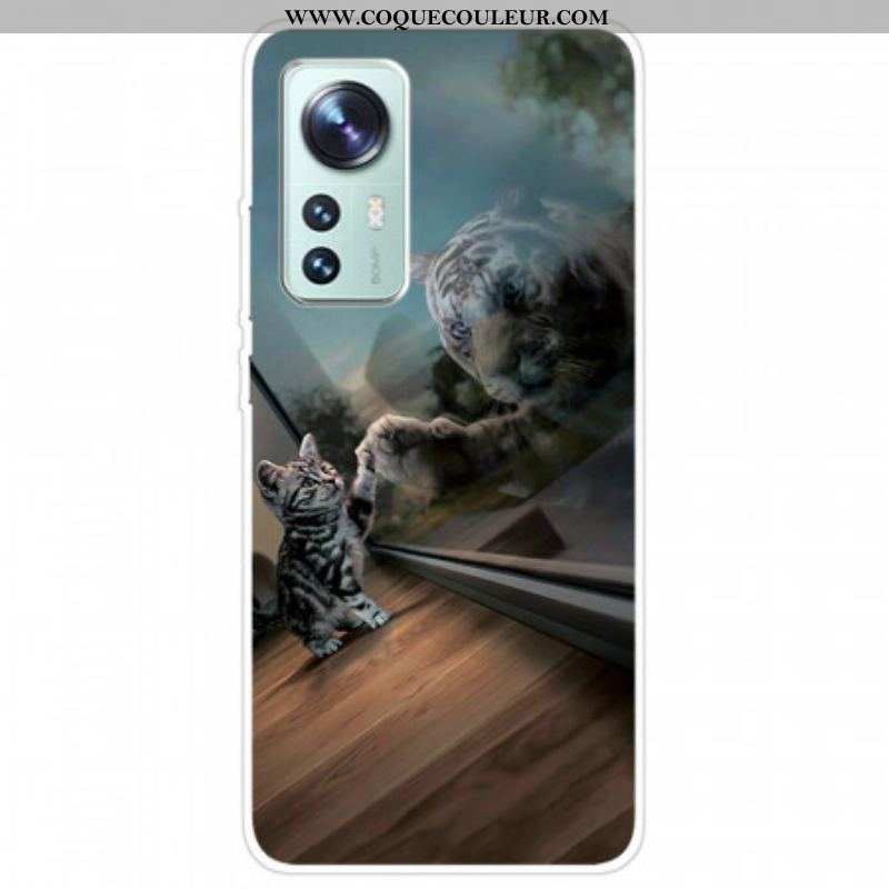 Coque Xiaomi 12 Pro Silicone Rêve de Chaton