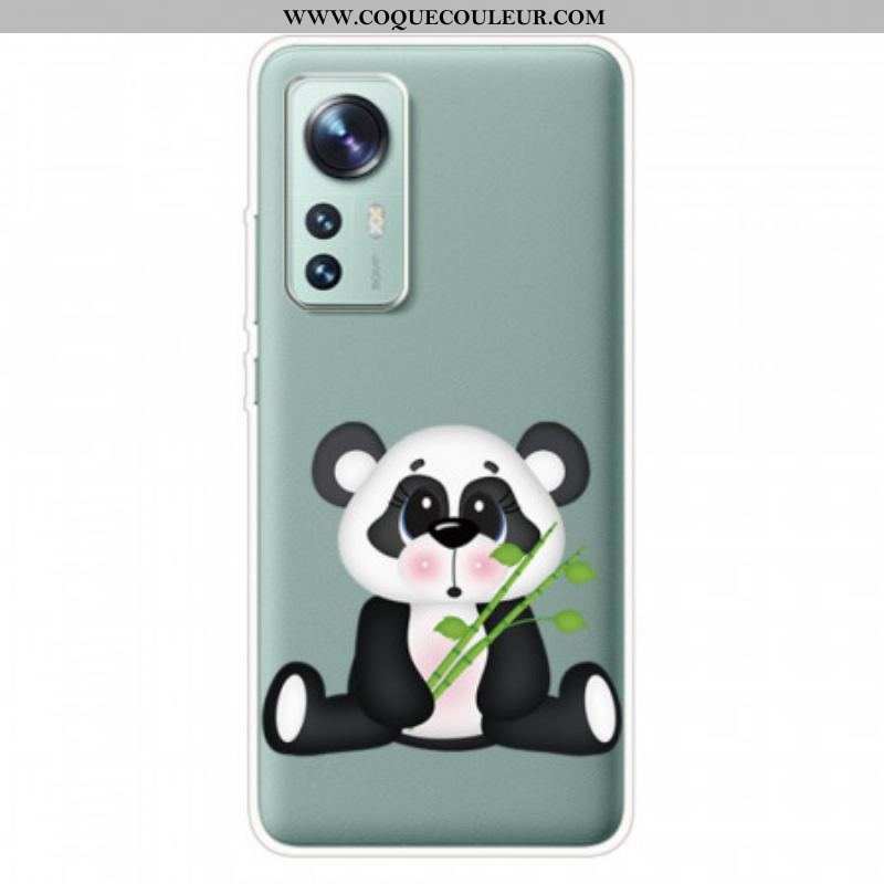 Coque Xiaomi 12 Pro Silicone Joli Panda