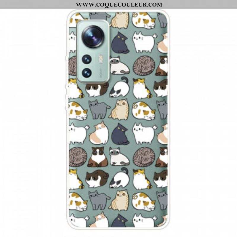 Coque Xiaomi 12 Pro Silicone Que des Chats