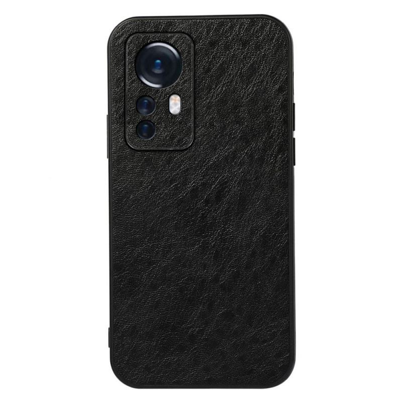 Coque Xiaomi 12 Pro Effet Cuir Élégance