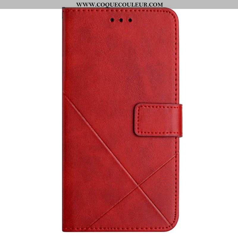 Housse Xiaomi 12T / 12T Pro Style Cuir Géo X Design