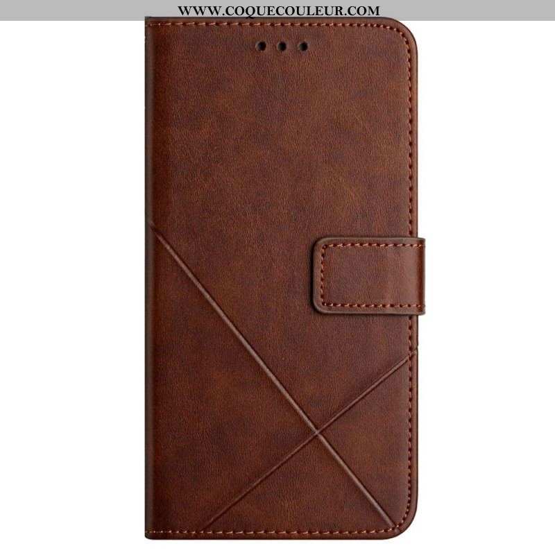 Housse Xiaomi 12T / 12T Pro Style Cuir Géo X Design