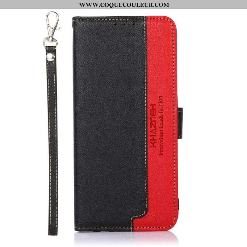 Housse Xiaomi 12T / 12T Pro Style Litchi RFID KHAZNEH
