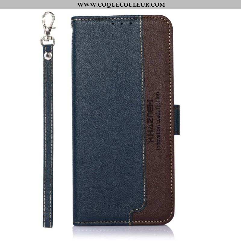 Housse Xiaomi 12T / 12T Pro Style Litchi RFID KHAZNEH