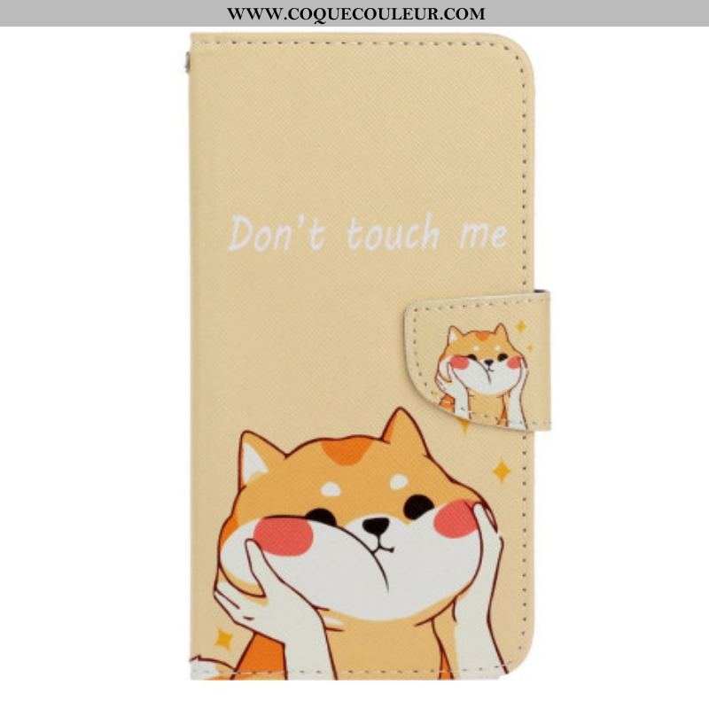 Housse Xiaomi 12T / 12T Pro Don't Touch Me avec Lanière