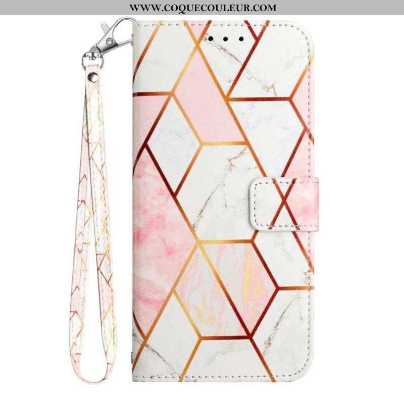 Housse Xiaomi 12T / 12 T Pro Marbre à Lanière
