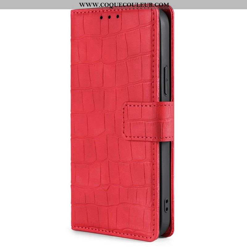 Housse Xiaomi 12T / 12T Pro Skin-Touch Crocodile