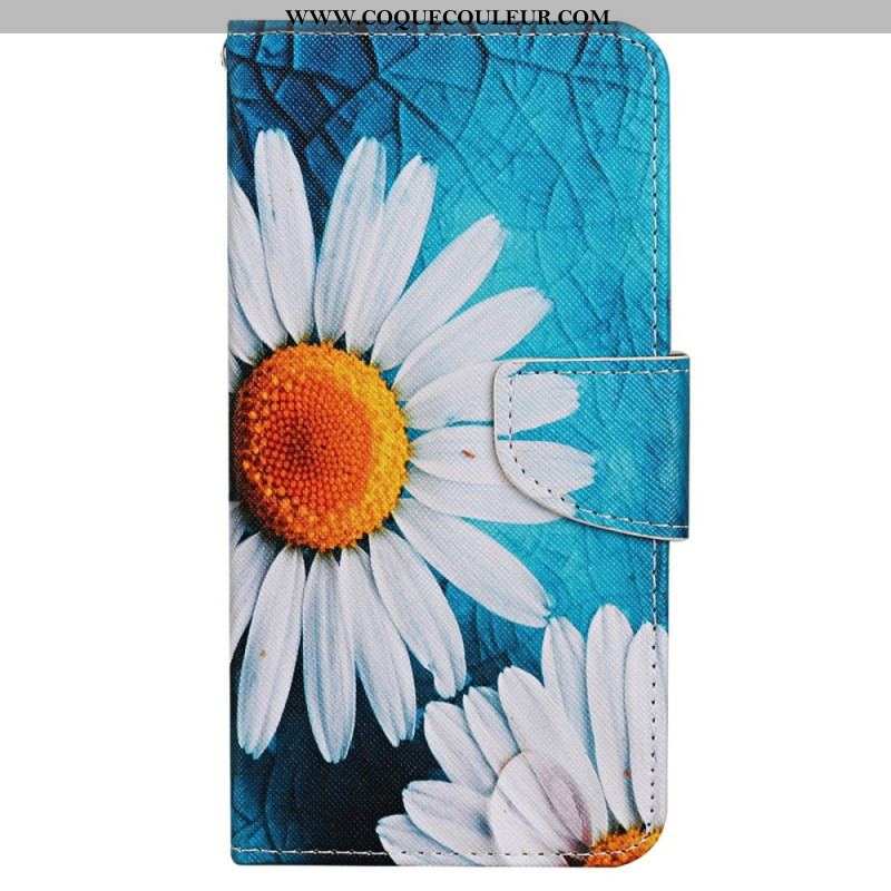 Housse Xiaomi 12T / 12T Pro Marguerite à Lanière