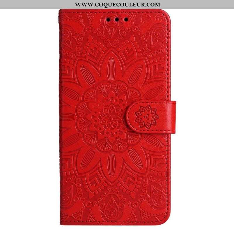 Housse Xiaomi 13 Pro Mandala Soleil avec Lanière