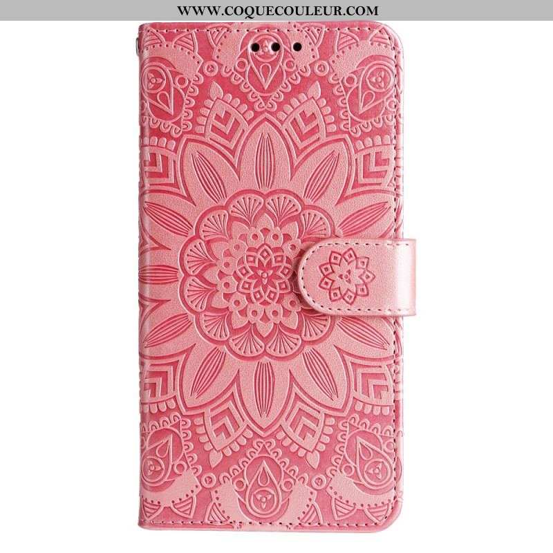 Housse Xiaomi 13 Pro Mandala Soleil avec Lanière