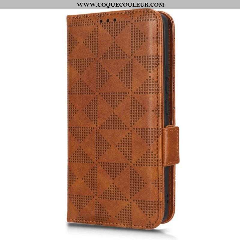 Housse Xiaomi 13 Pro Triangles avec Lanière