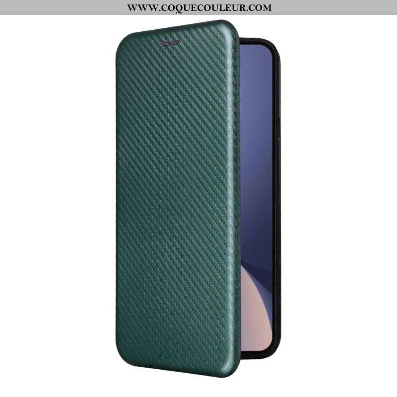 Flip Cover Xiaomi 13 Pro Fibre Carbone