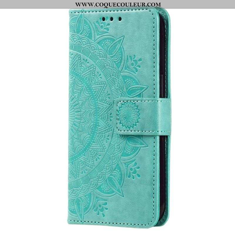 Housse Xiaomi 13 Pro Mandala Soleil avec Lanière