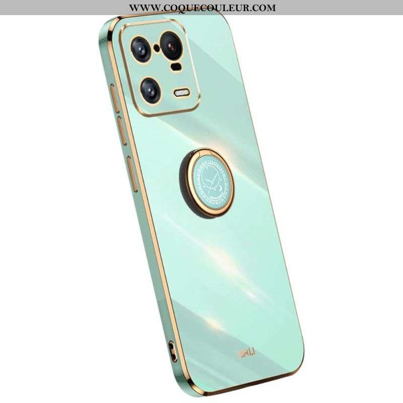 Coque Xiaomi 13 Pro Effet Métal Anneau-Support XINLI