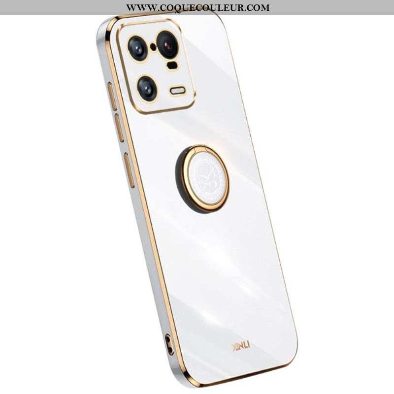Coque Xiaomi 13 Pro Effet Métal Anneau-Support XINLI