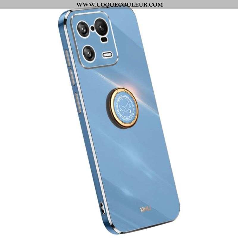 Coque Xiaomi 13 Pro Effet Métal Anneau-Support XINLI