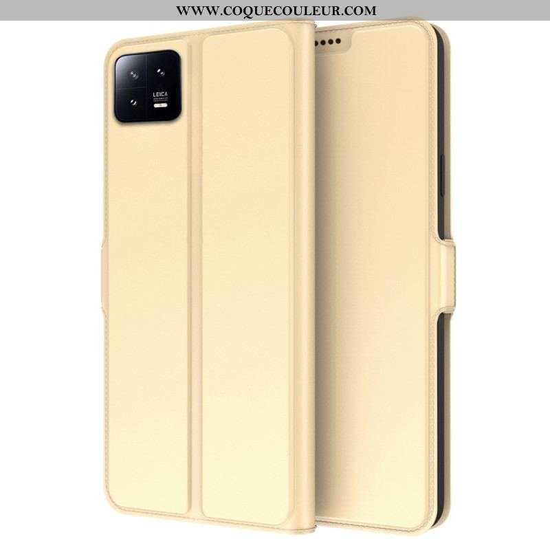 Housse Xiaomi 13 Pro Effet Cuir Slim