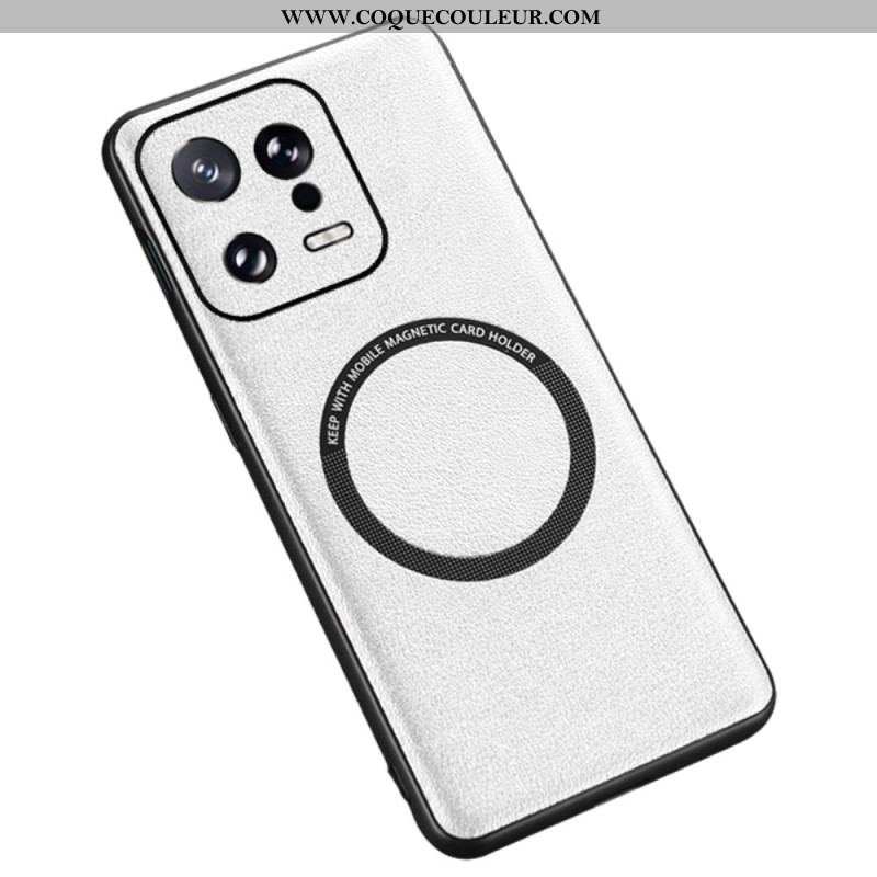 Coque Xiaomi 13 Pro Compatible MagSafe Style Cuir
